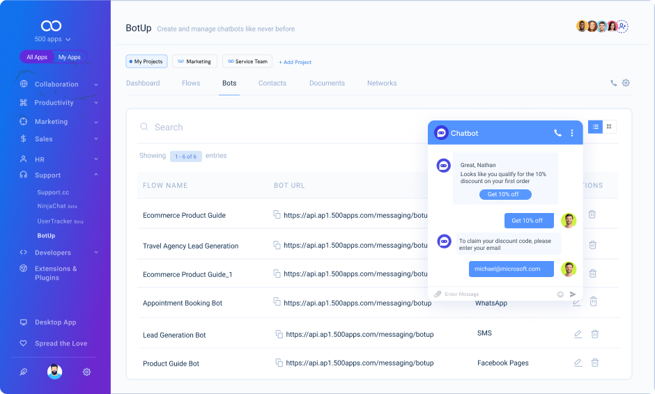 Conversational AI leave note