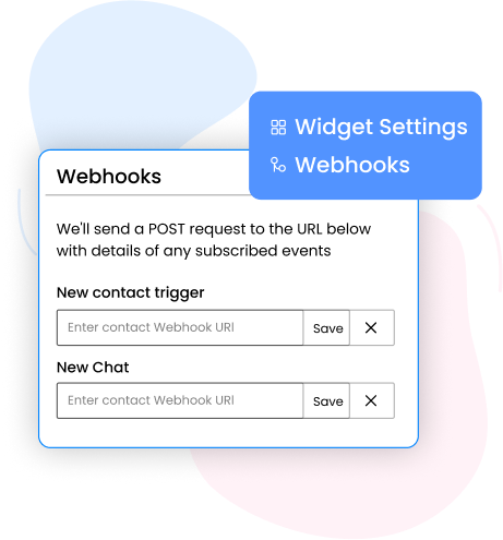 create webhooks