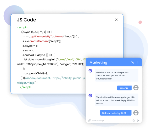 JS Code Editor for AI Chatbot